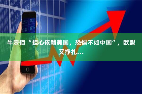 牛壹佰 “担心依赖美国，恐惧不如中国”，欧盟又挣扎…