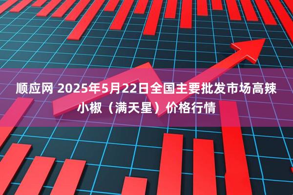 顺应网 2025年5月22日全国主要批发市场高辣小椒（满天星）价格行情
