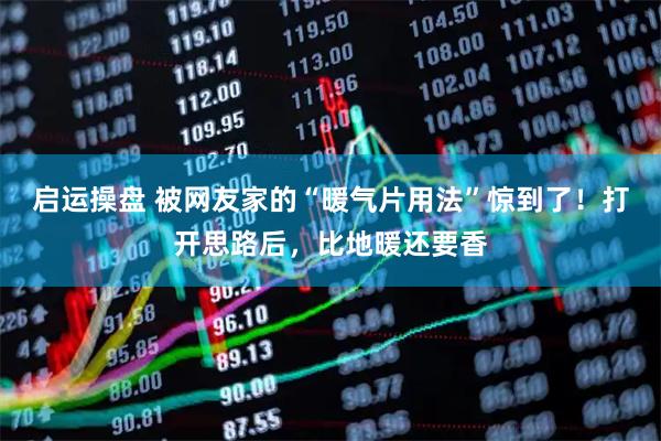 启运操盘 被网友家的“暖气片用法”惊到了！打开思路后，比地暖还要香